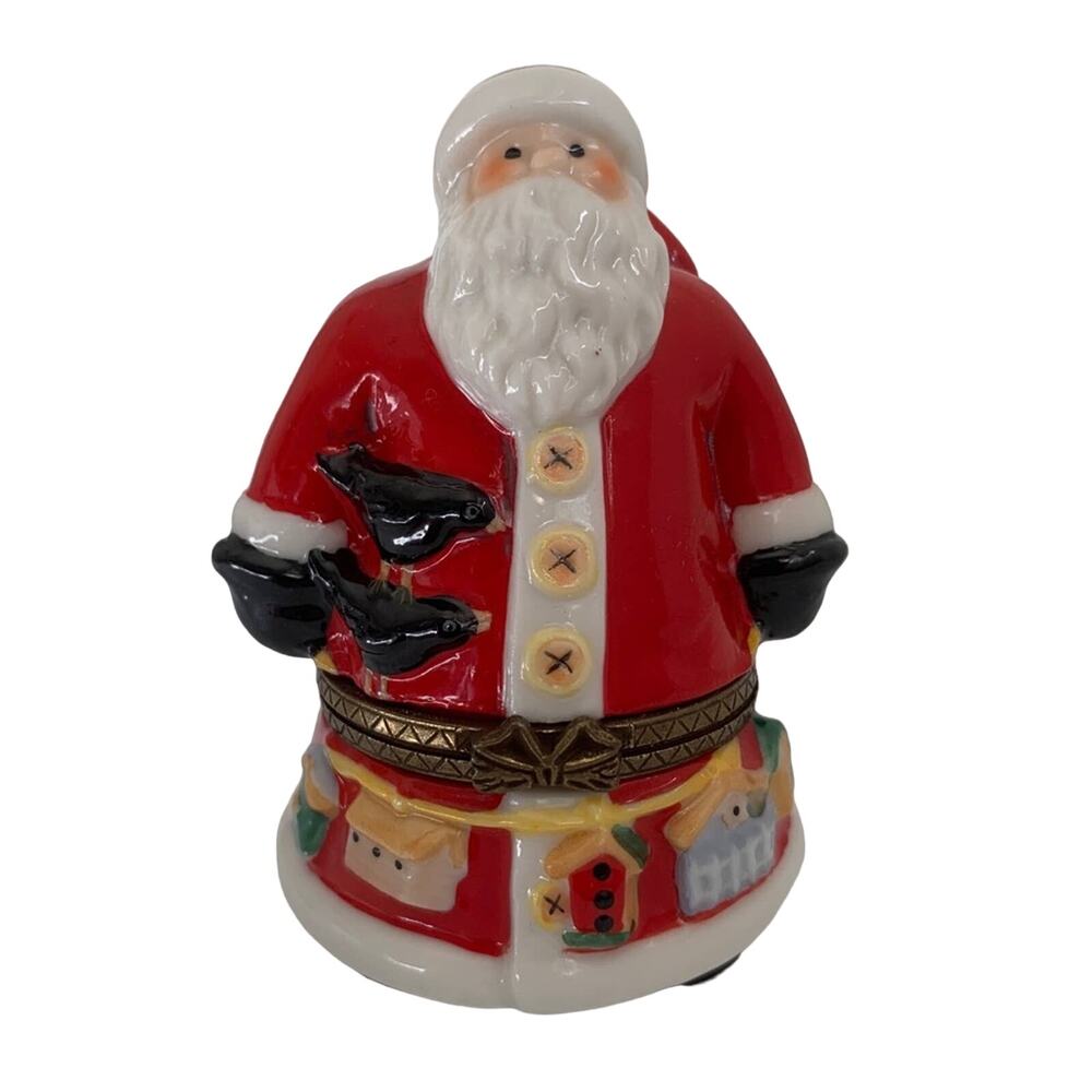 Vintage Santa Claus Trinket Box
